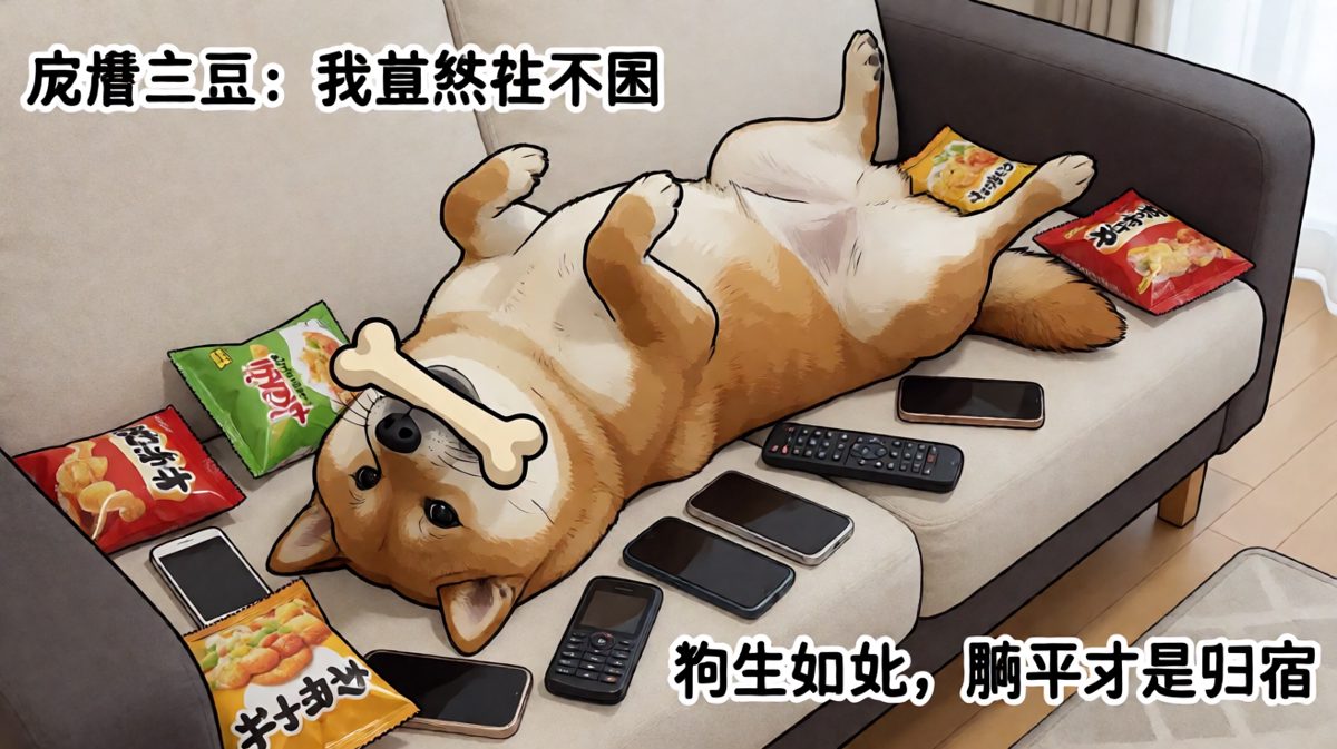 凌晨三点的狗，比你还清醒。