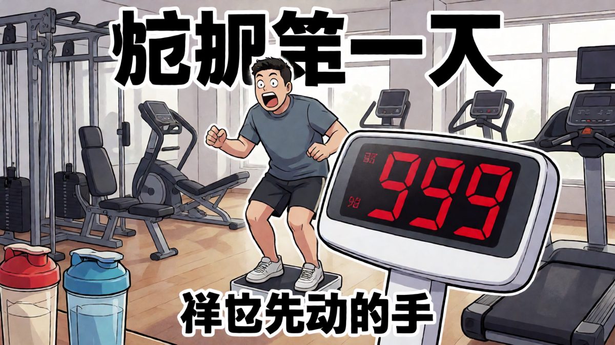 减肥路上唯一的绊脚石是体重秤。