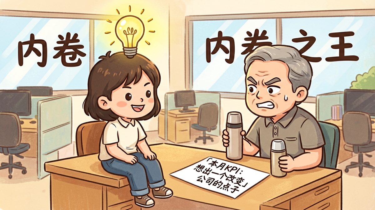 老板：「我想出一个好点子，能让公司起死回生！」员工：「那我先离职。」