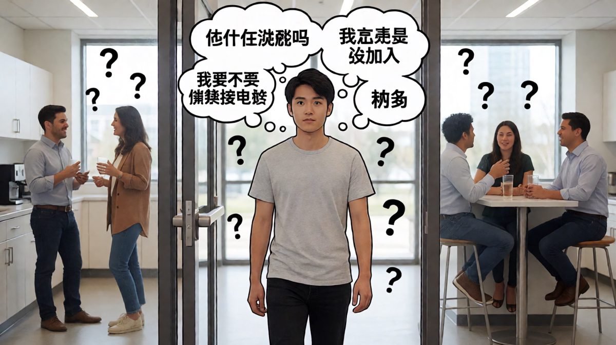 社恐的本能反应：只要我退得够快，尴尬就追不上我。
