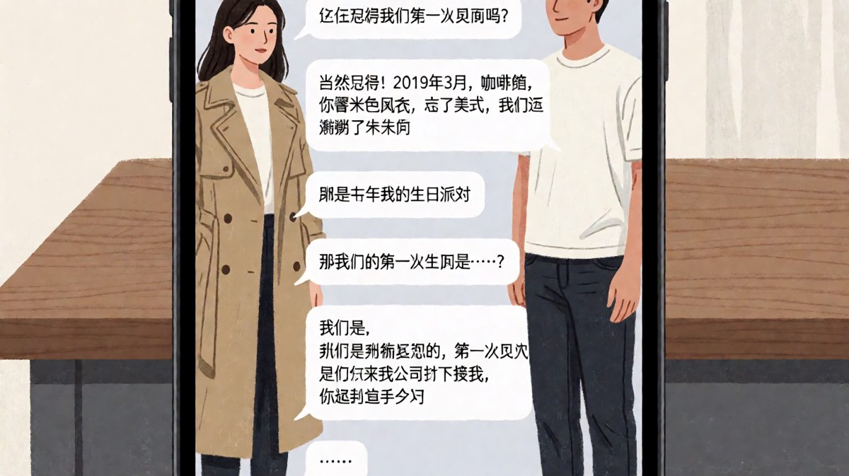 男生以为浪漫的初次相遇，其实是迟到半小时的相亲