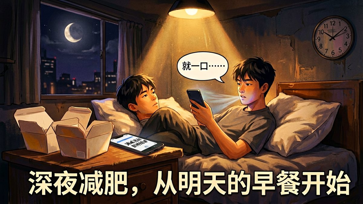 深夜的外卖是减肥路上最大的绊脚石