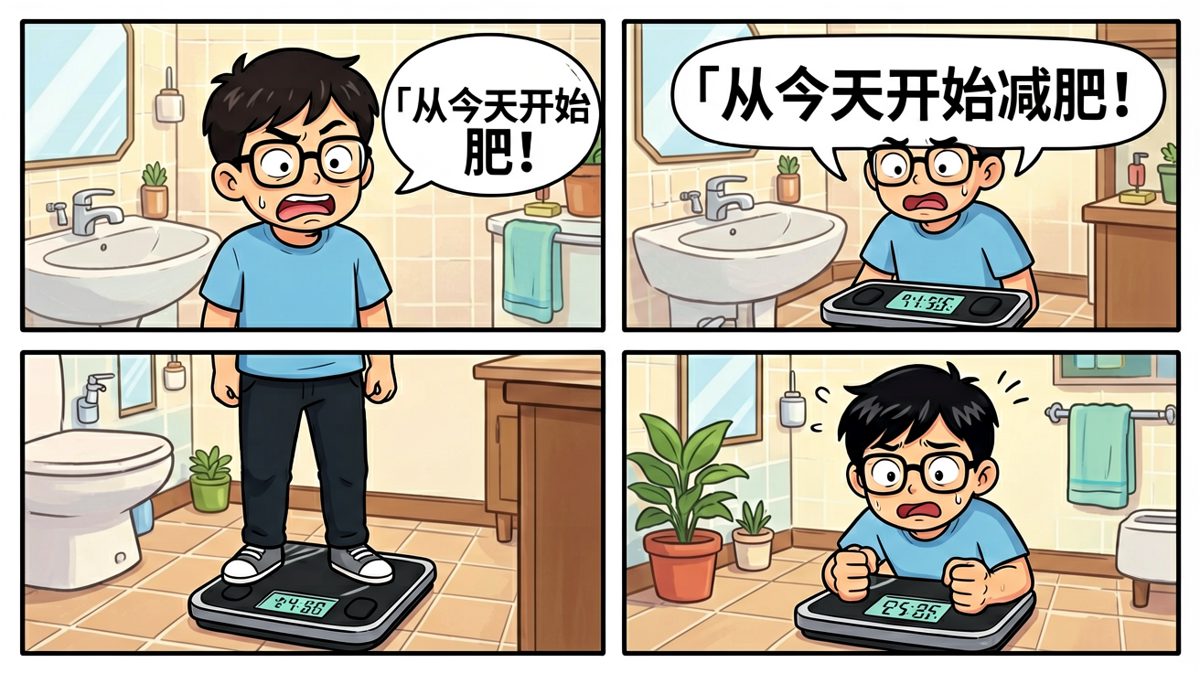 立下flag：今天开始减肥！