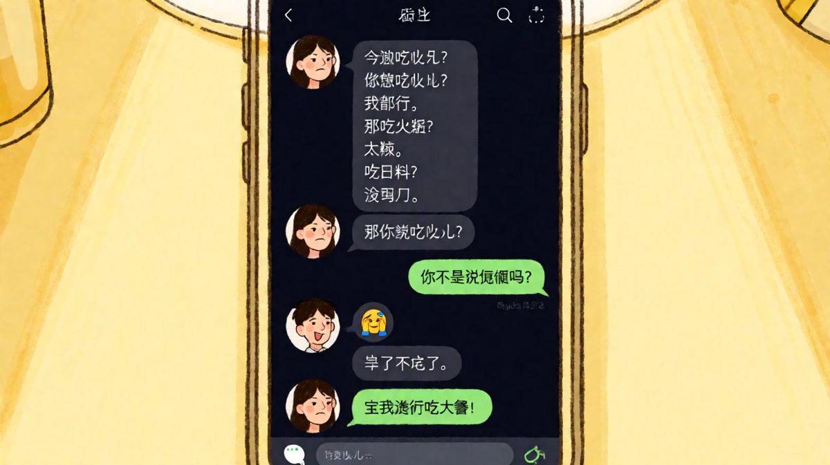 今晚吃什么？情侣永恒的送命题