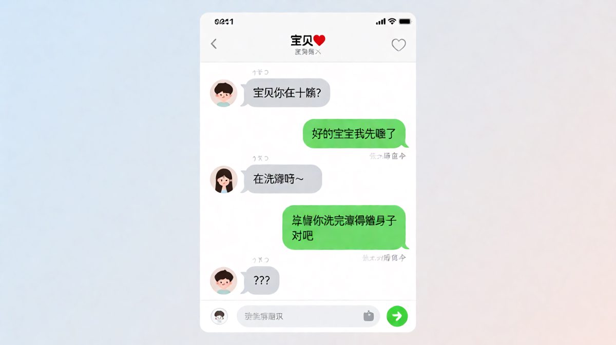 「你在洗澡」的灾难性回答：我以为她在洗澡，其实你只是在等你擦干身子。