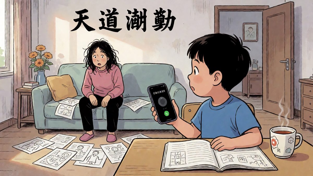 孩子掏出手机：爸，妈又双叒叕要叫家长了