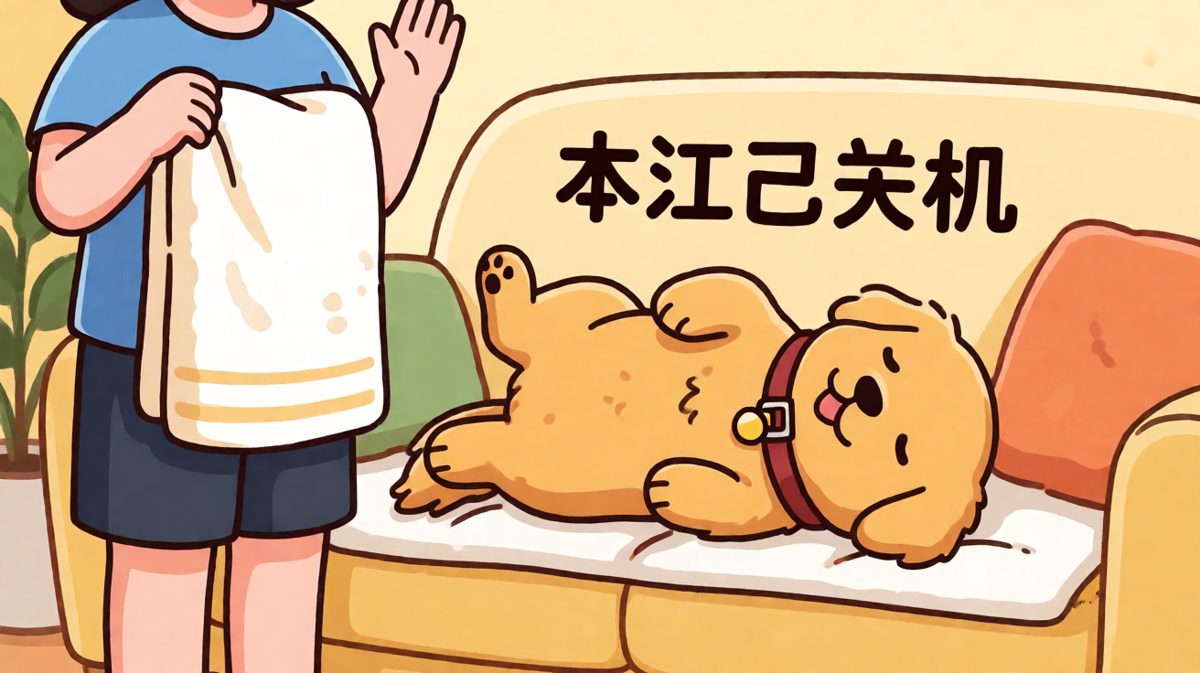 洗澡？不存在的，本汪选择关机