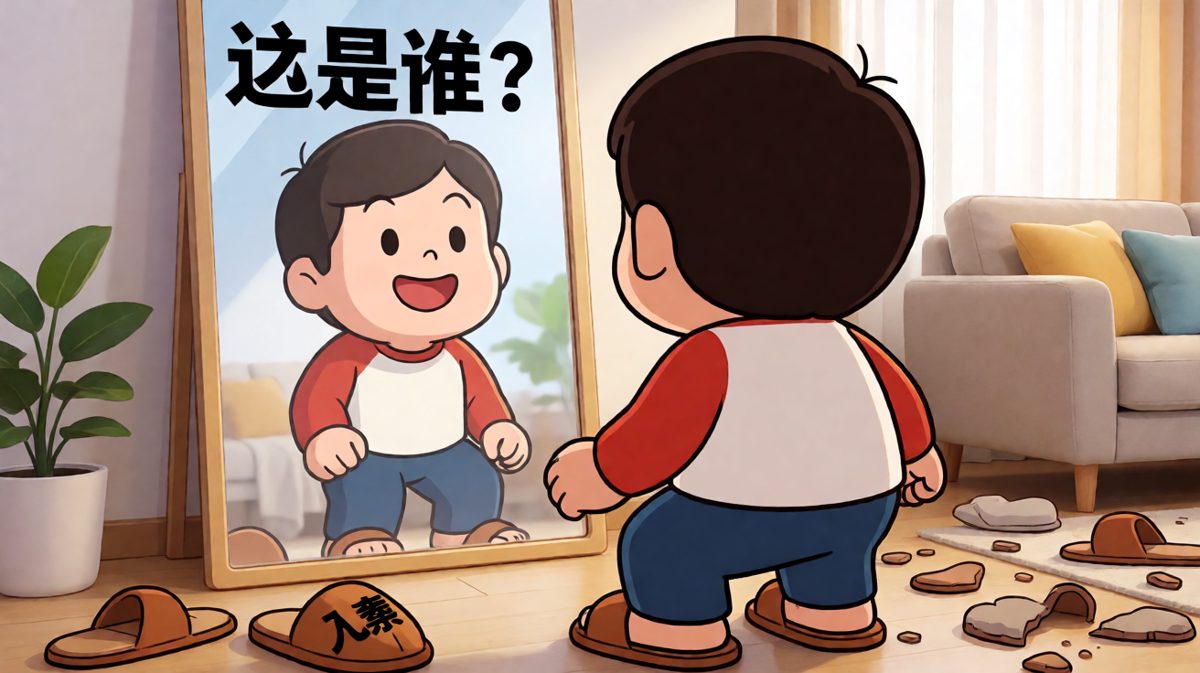 哈士奇：照镜子被自己吓一跳的日常