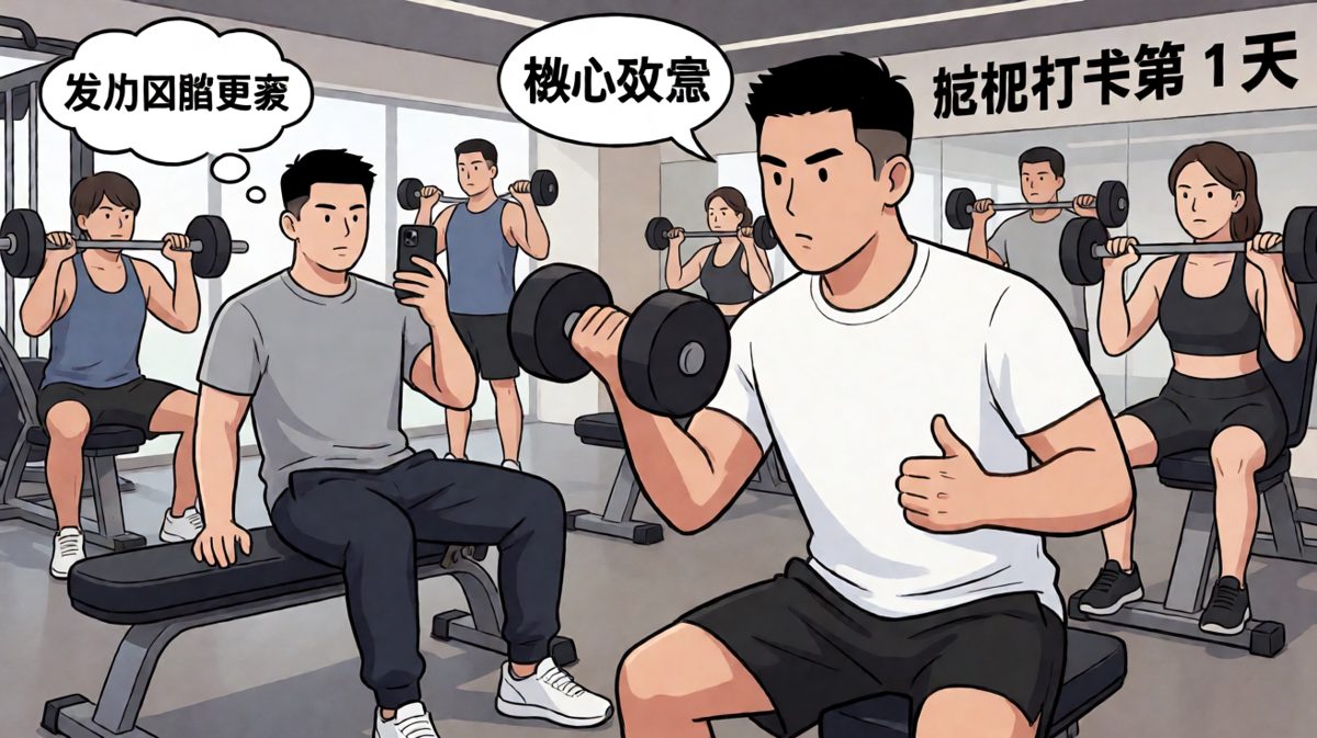 健身房的真实写照