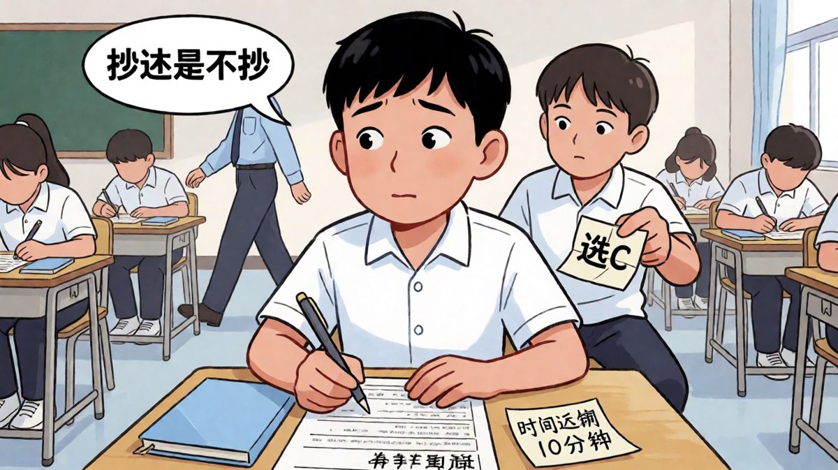 考试作弊的心理战