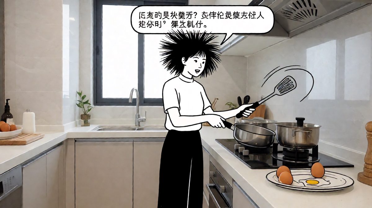 油花四溅，我的发型！