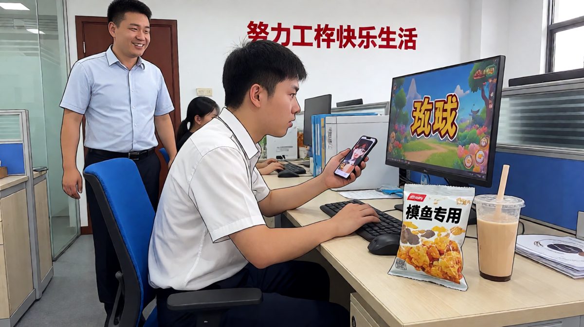 摸鱼五分钟，切换两秒钟，打工人的 Reflex 拉满。
