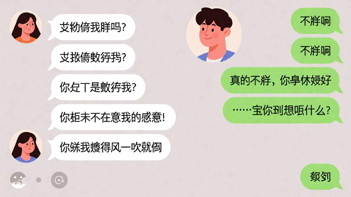 送命题的标准答案到底是什么，男友已陷入死循环