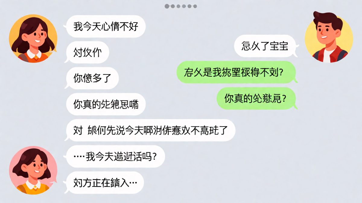 心情不好的万能借口，男友永远猜不对的终极难题