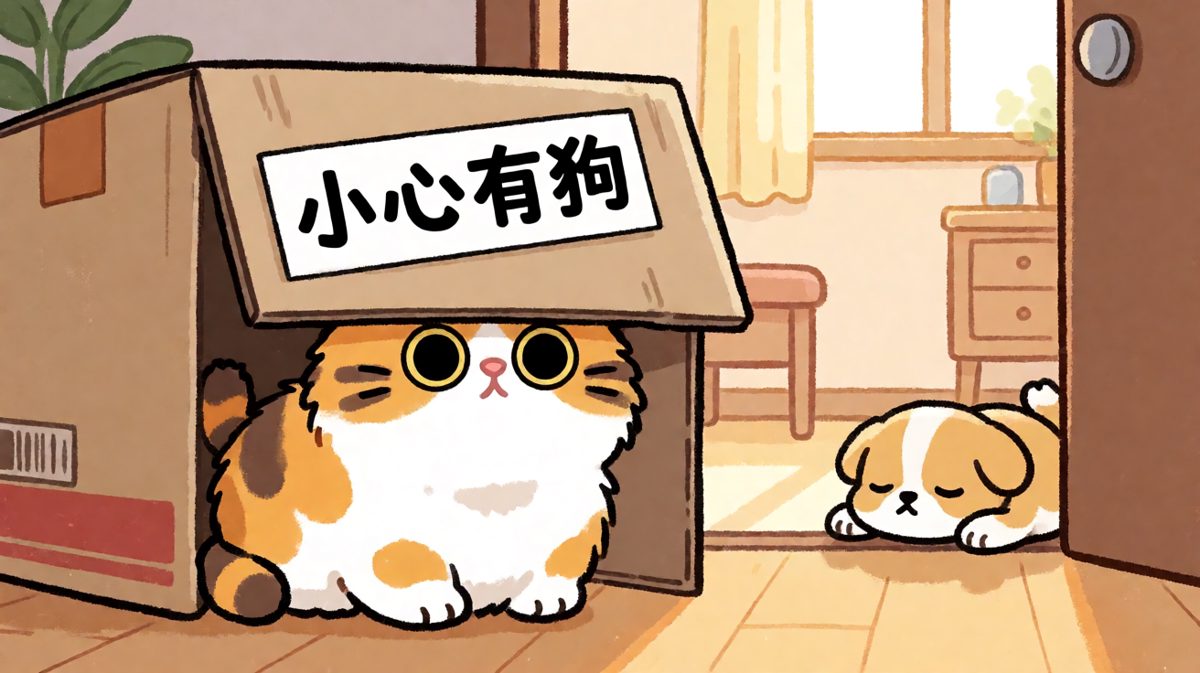 猫：防御性伪装，从娃娃抓起！