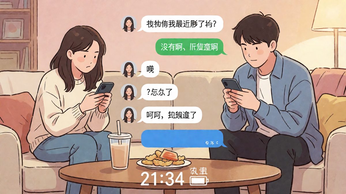 问完'我胖了吗'之后的生死沉默