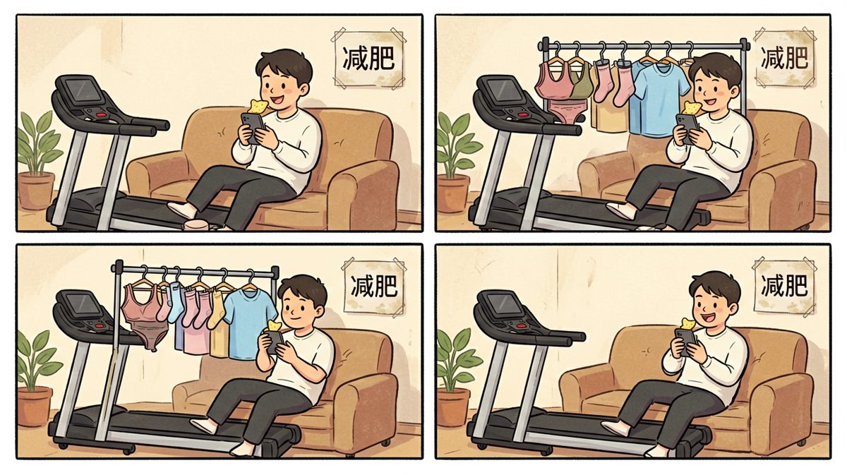 半年后，跑步机成功转型为晾衣架，真好！