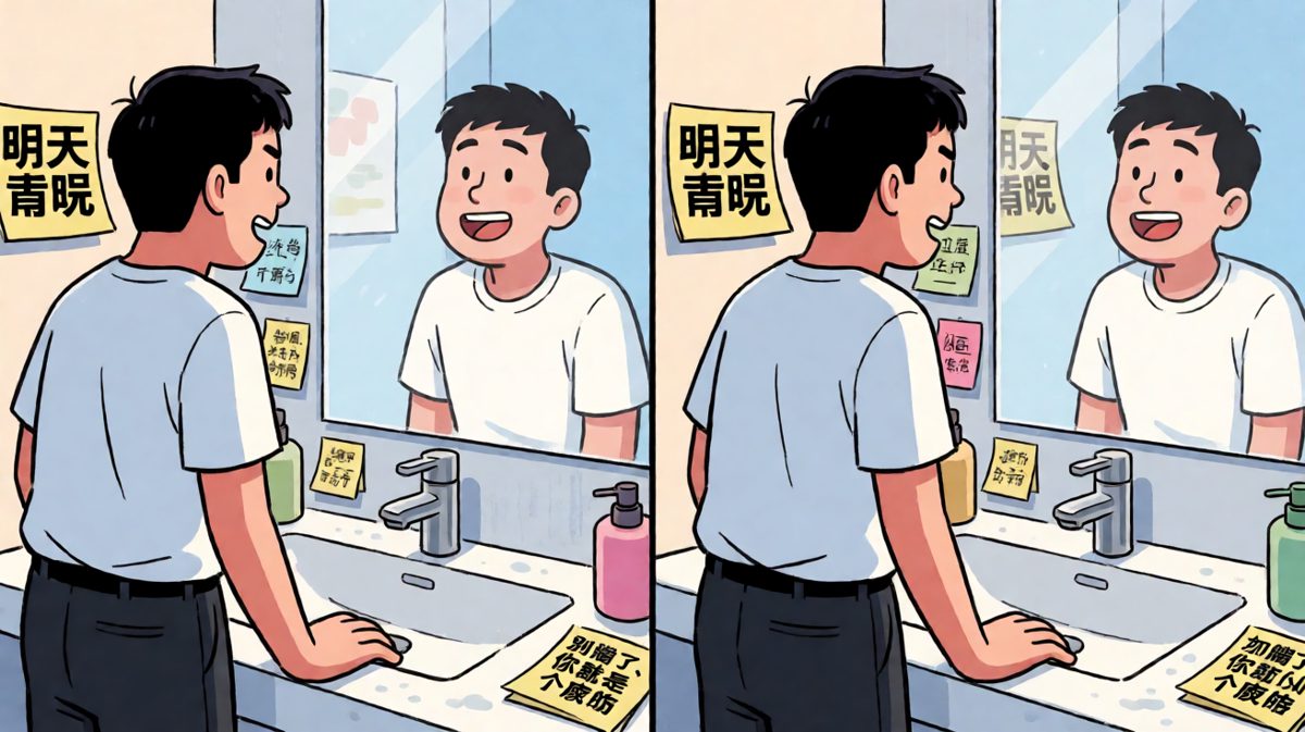 每天早晨的我和晚上的我，势不两立