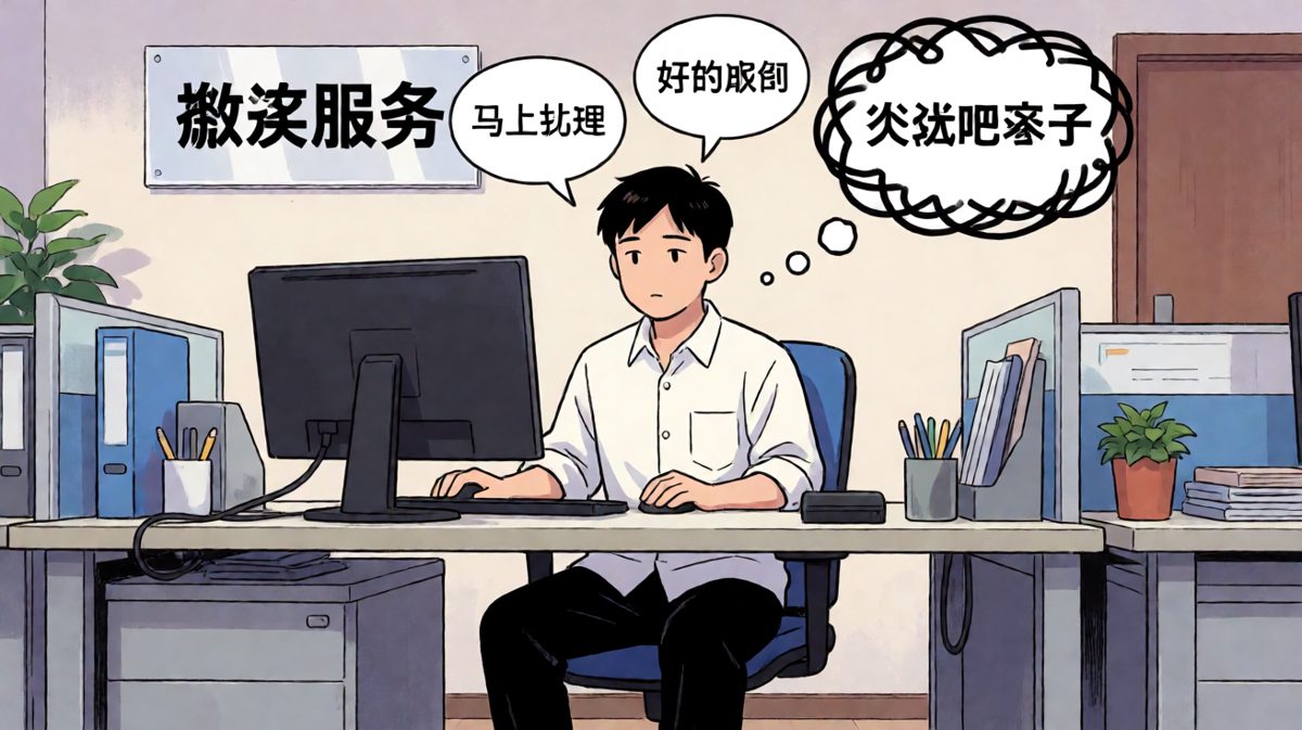 嘴上说好的，心里喊救命