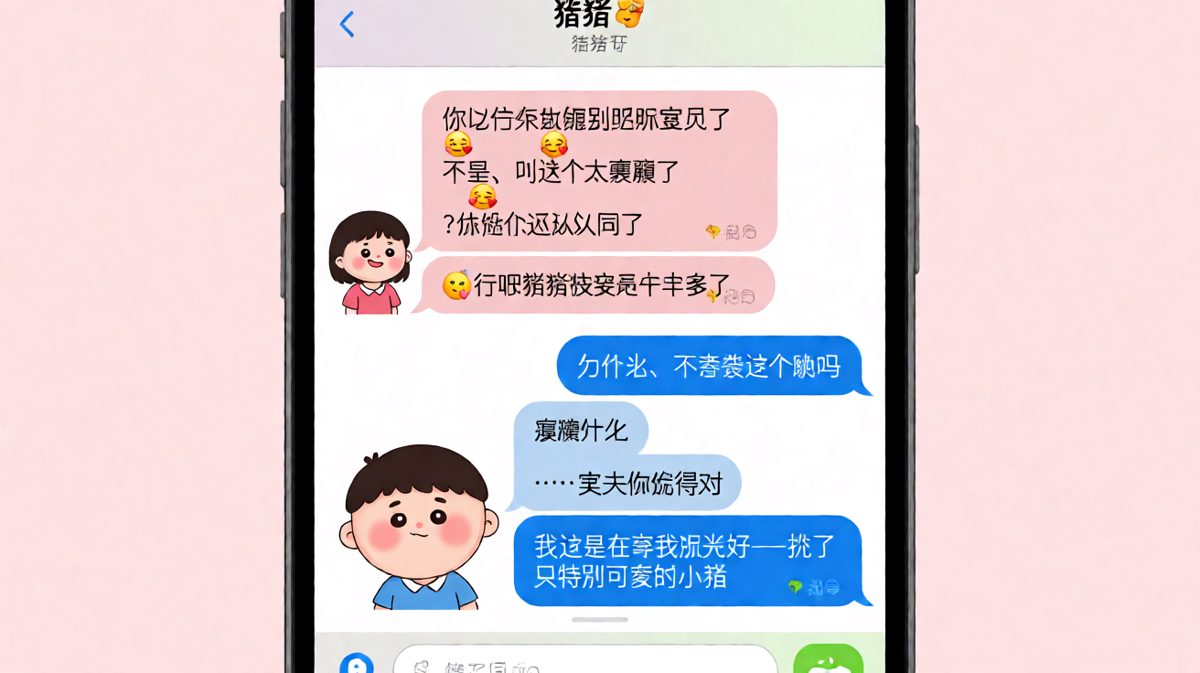 「暴露你找了只小猪」——反客为主，把嫌弃变成撒狗粮