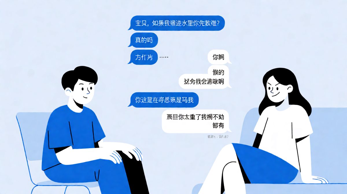 经典送命题对话，女生机智反杀让男生哑口无言