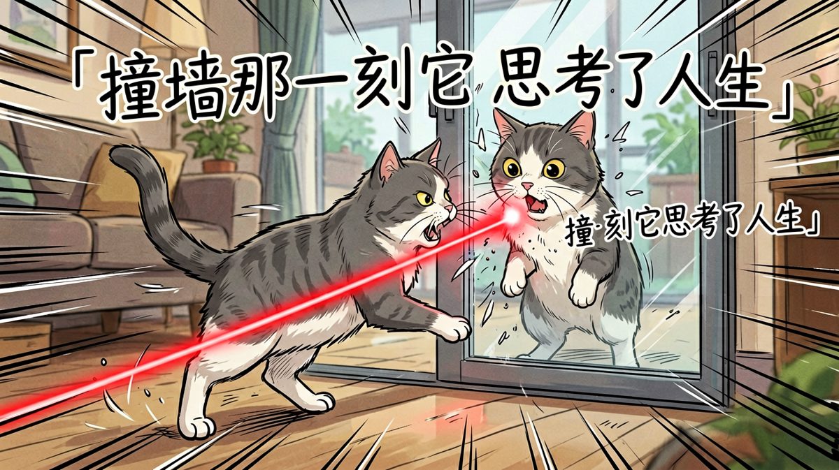 激光笔的代价有点大，但下次还敢
