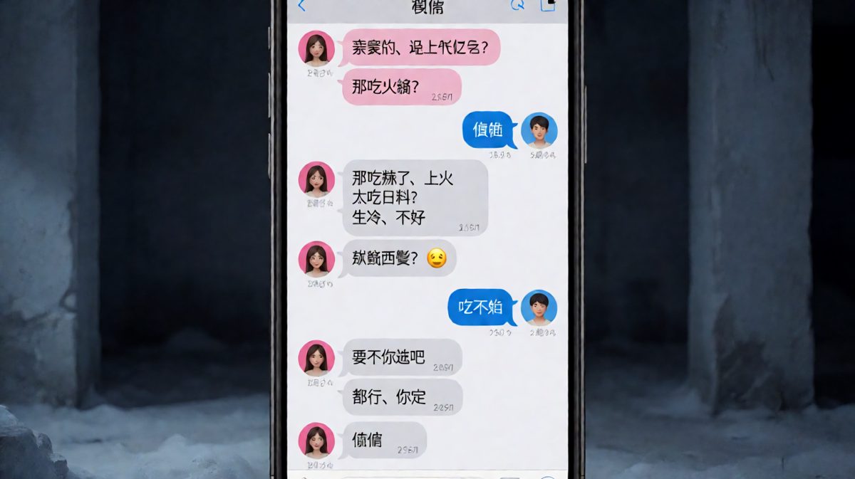 「随便」的终极循环：你说随便，我说随便，最后两人都饿着肚子去睡觉