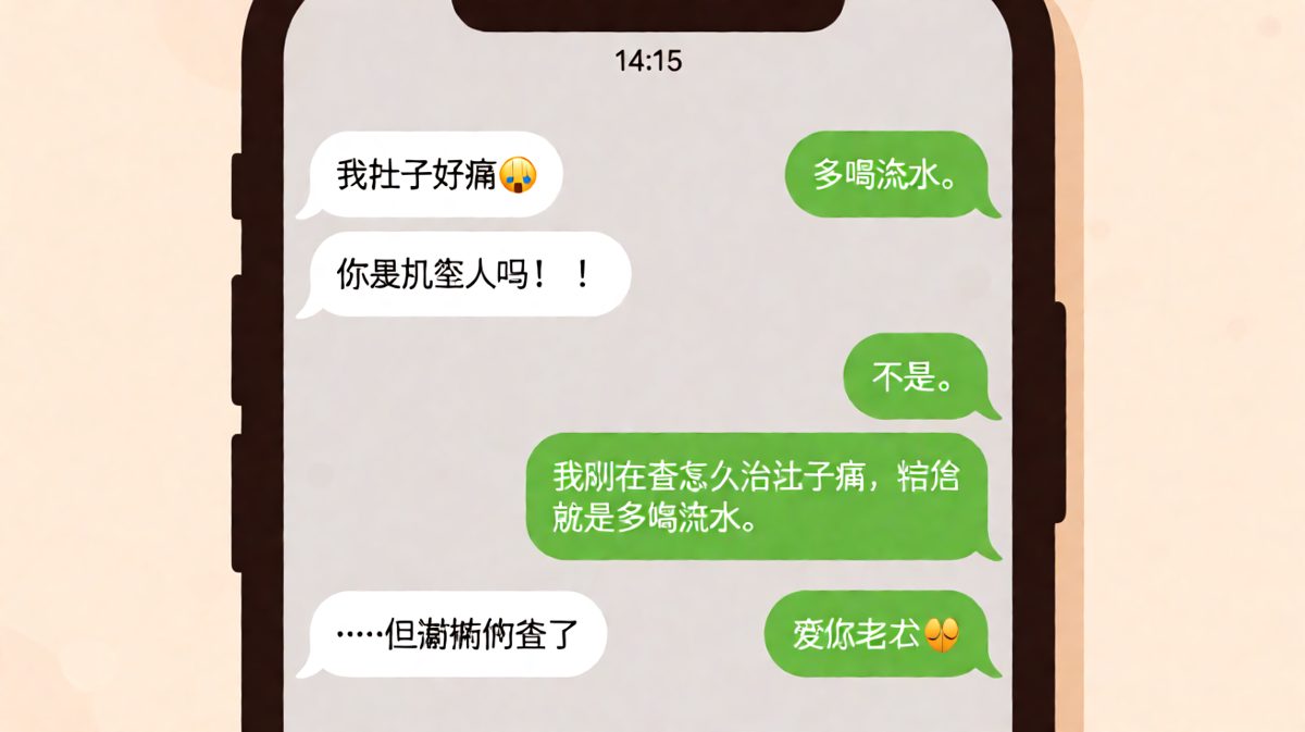 直男查完资料才回复，原来认真才是浪漫
