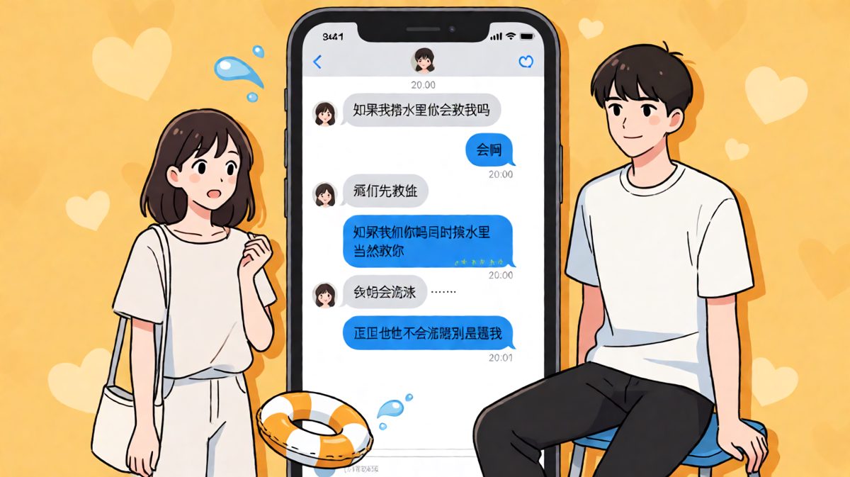 经典送命题，他用一句话化解了危机。