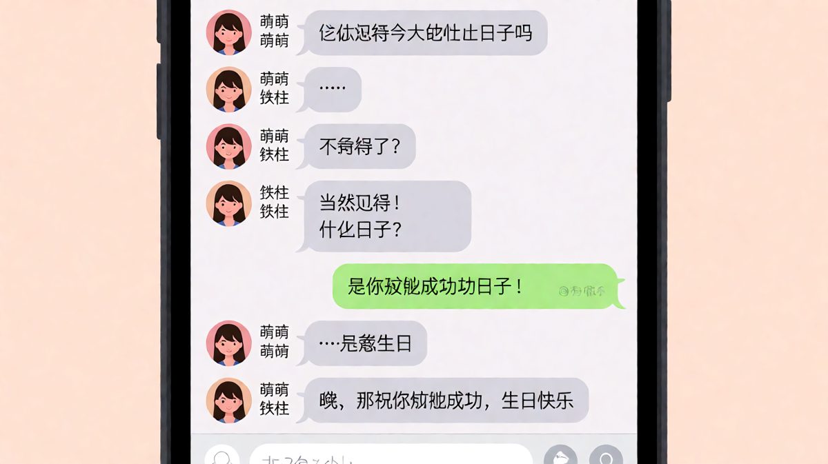 「纪念日」反转——铁柱把生日记成减肥纪念日，萌萌彻底无语