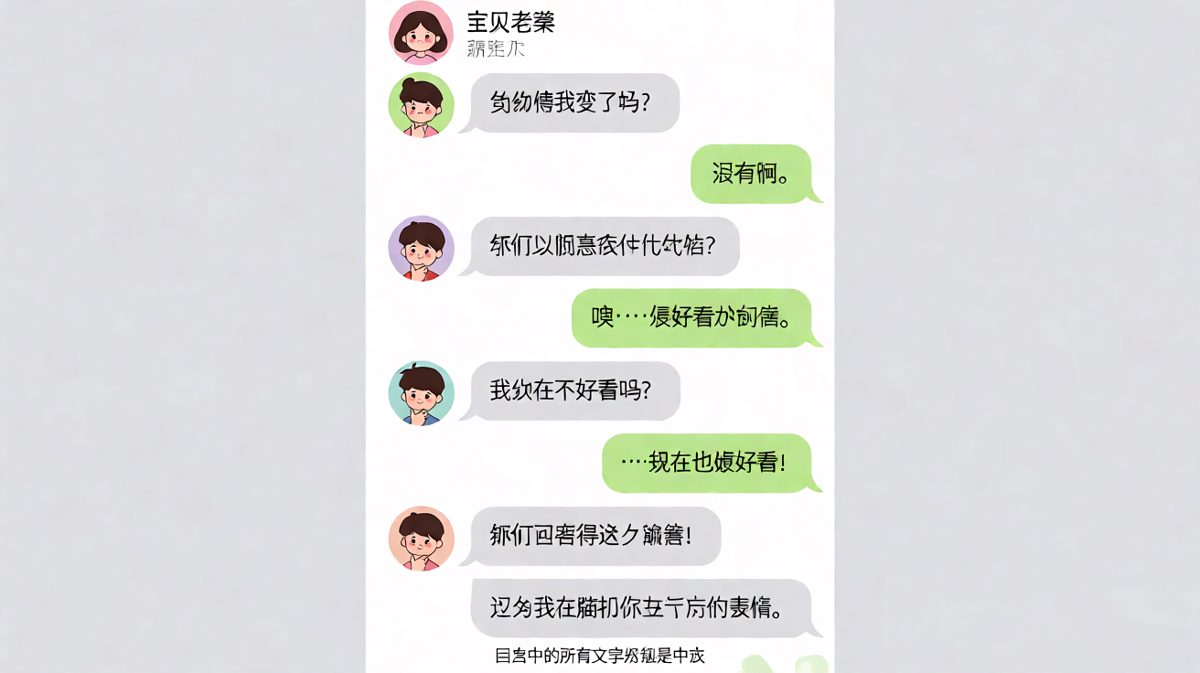关于'变没变'的灵魂拷问，男生求生欲拉满但翻车现场。