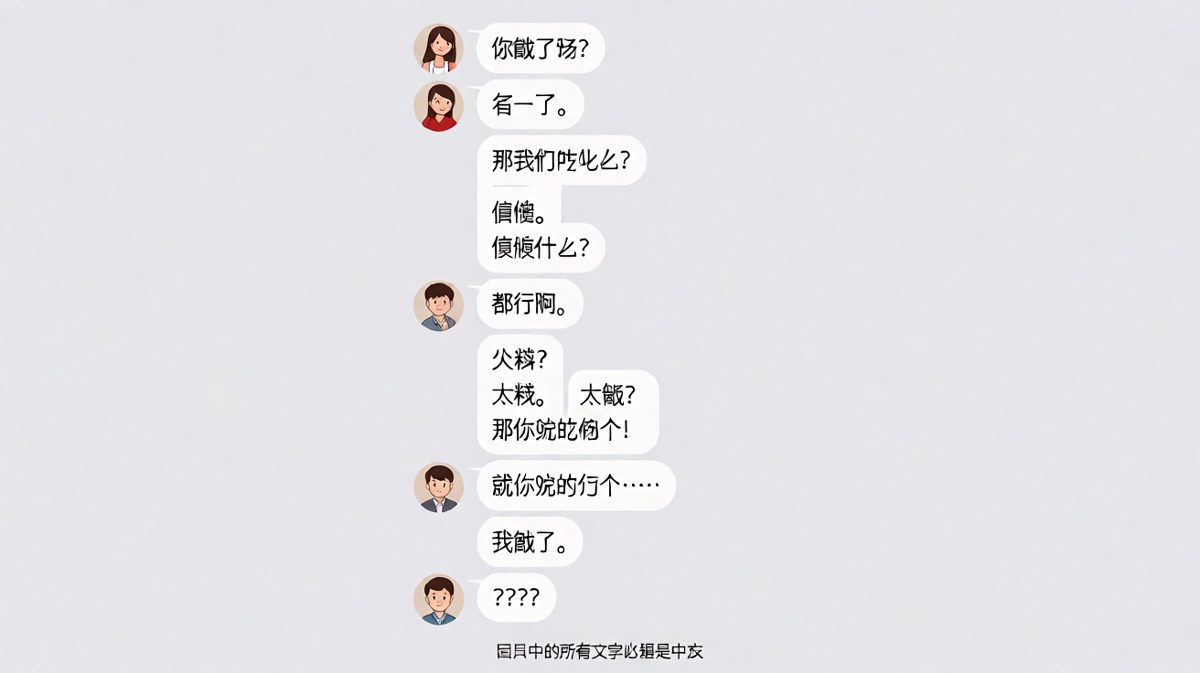 点菜界的终极悖论：随便=什么都行=但都不行。