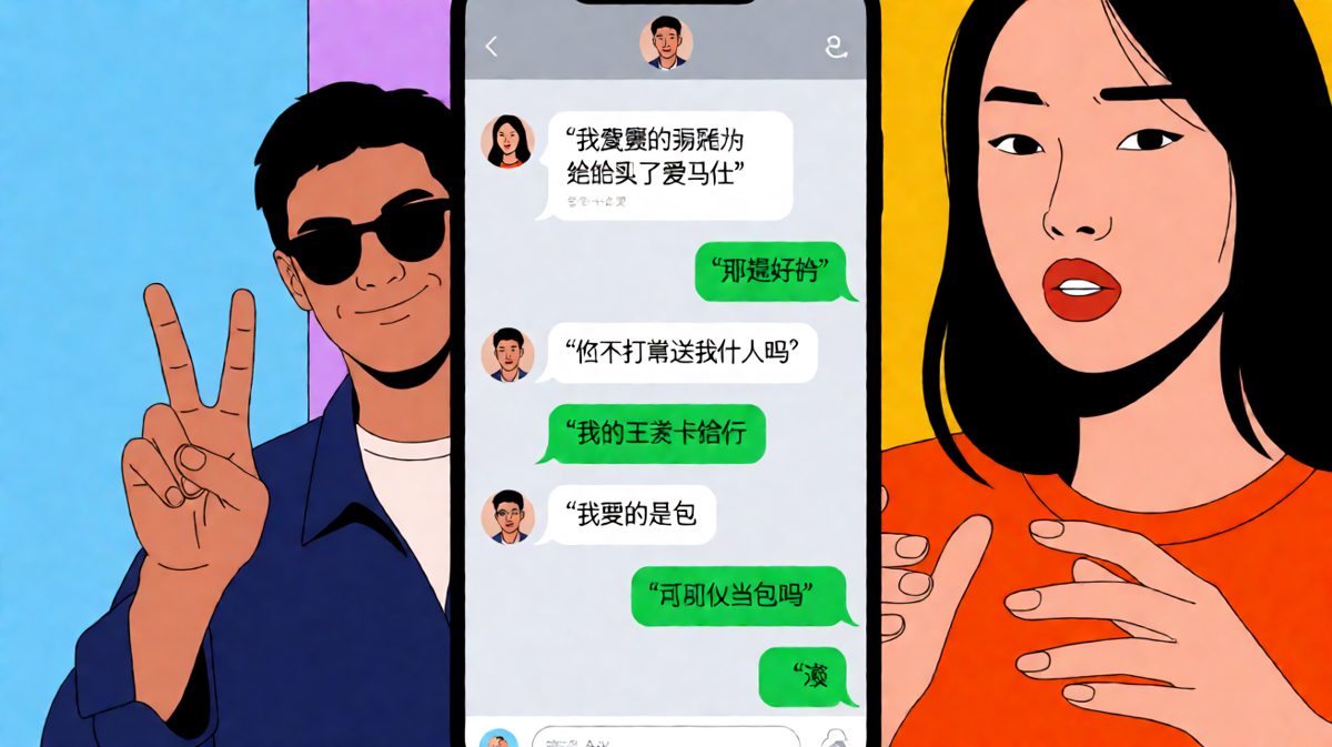 直男男友用自拍代替爱马仕，女生一句滚终结全场