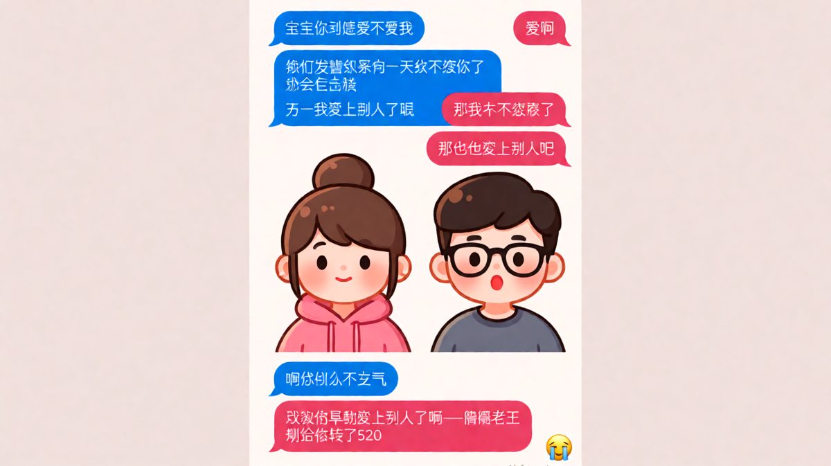 男生设局测试女友，结果被一招反杀，隔壁老王成为最终赢家