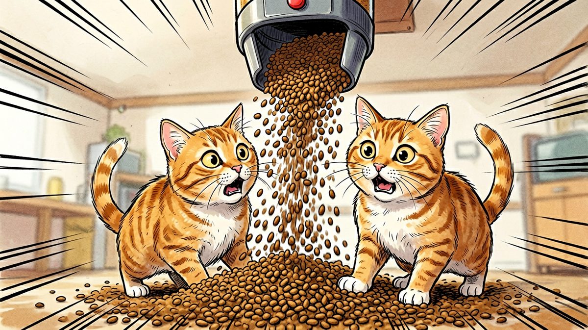 启动：方向装反了，猫粮从天降