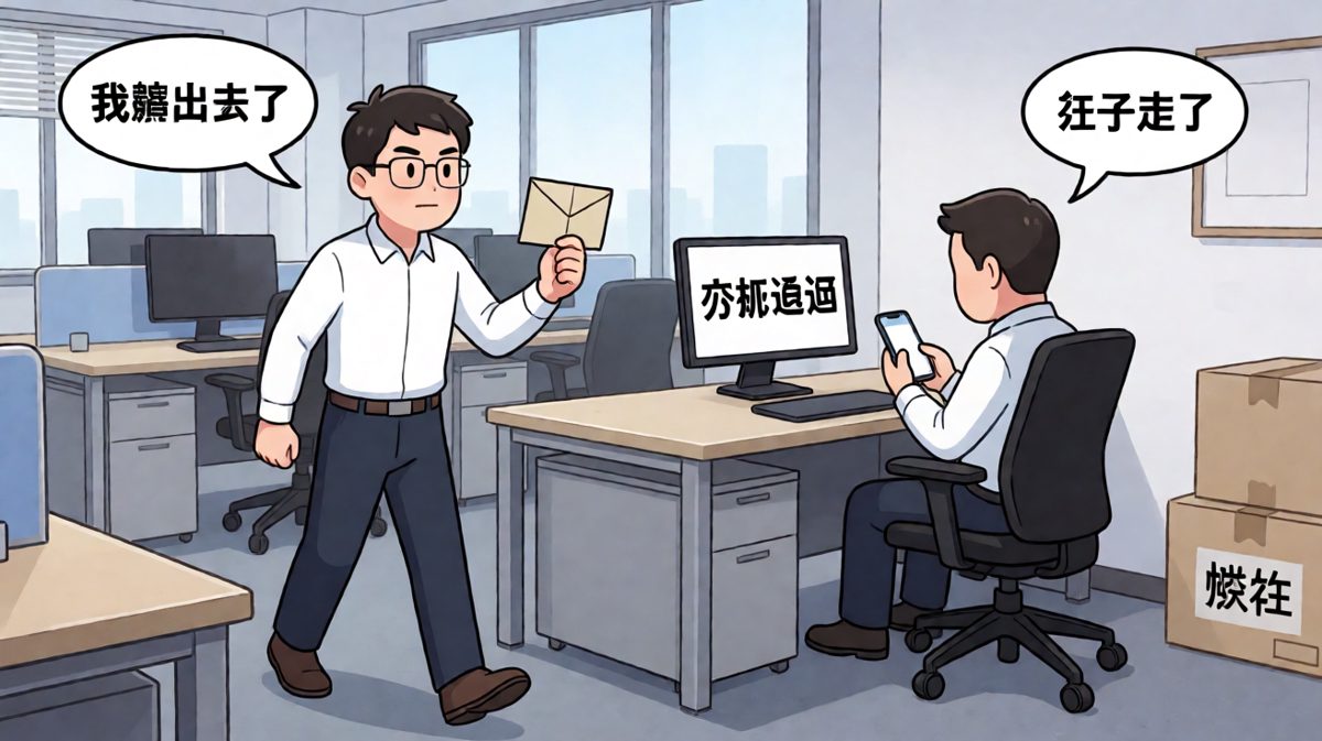 辞职信递出去了，老板秒批——结果发现是公司先要散伙