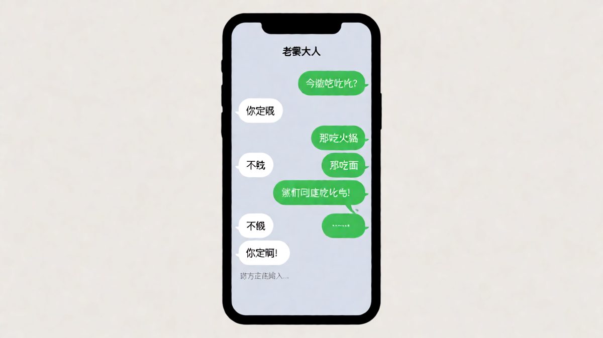 一顿饭的决策权在两人之间弹了八次乒乓球，最后谁也没赢。
