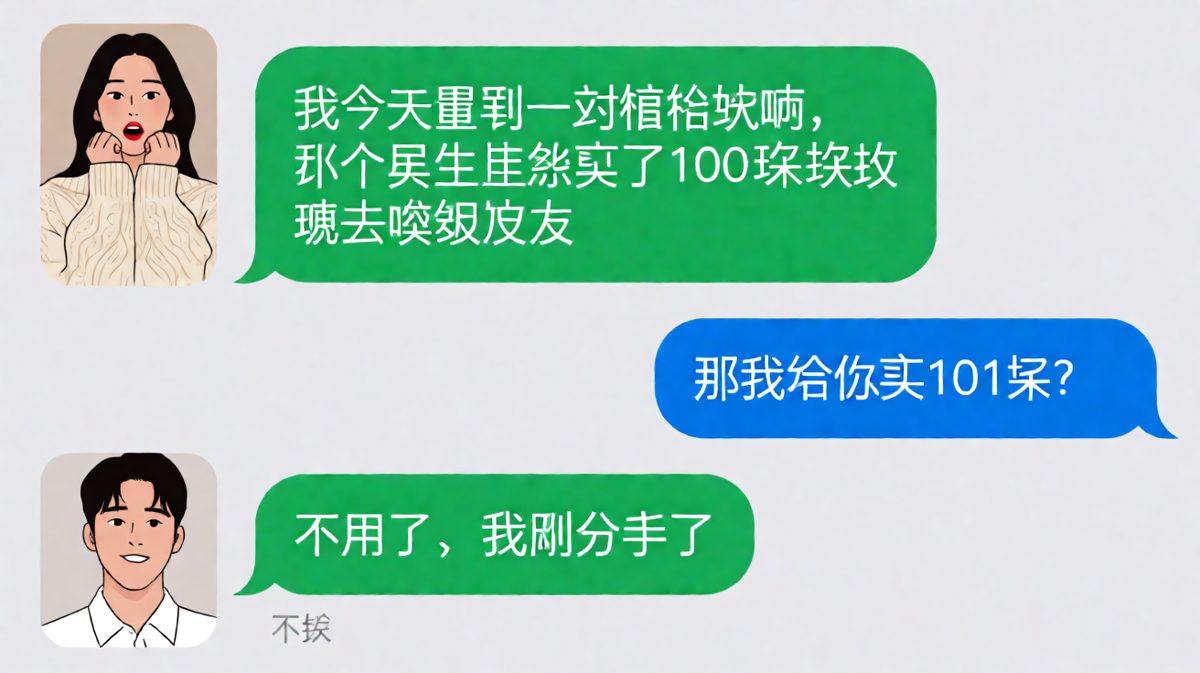 精心准备的浪漫攻势，撞上突如其来的分手暴击