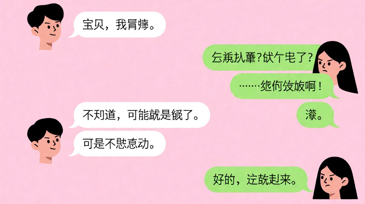 装病求关心的套路，被一句滚直接戳穿