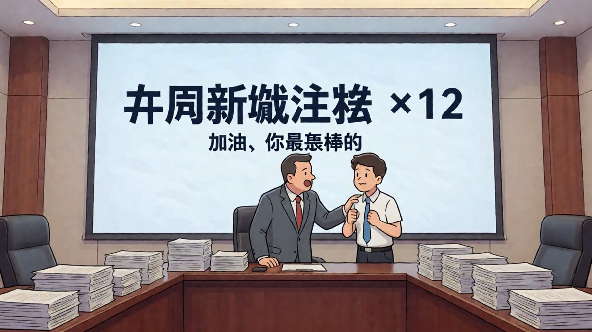 老板：「你是我见过最拼的人。」员工（抹泪）：「谢谢老板！」老板：「所以我决定再给你派十二个活儿。」