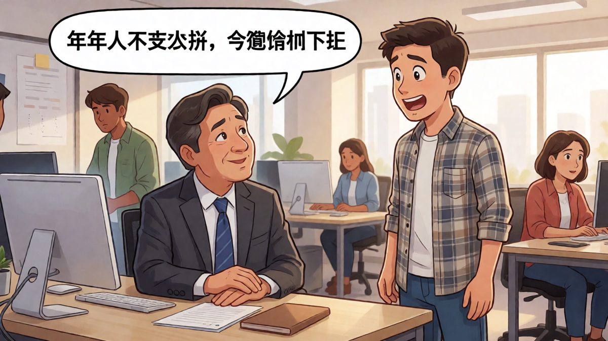 老板温情喊话准时下班，员工感动到眼眶发红