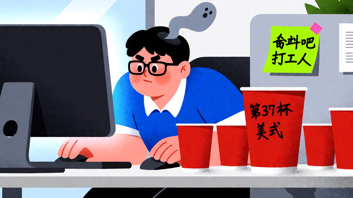 凌晨两点的工位，灵魂已经先下班了。