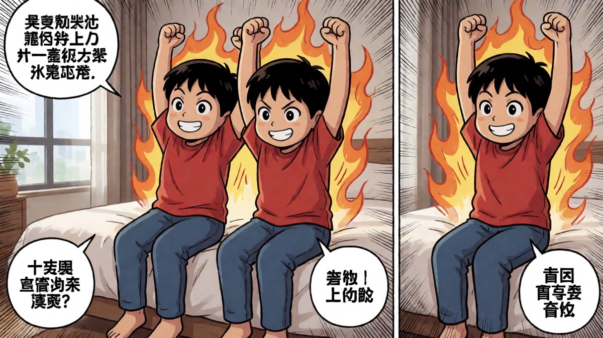 今天一定要早起！