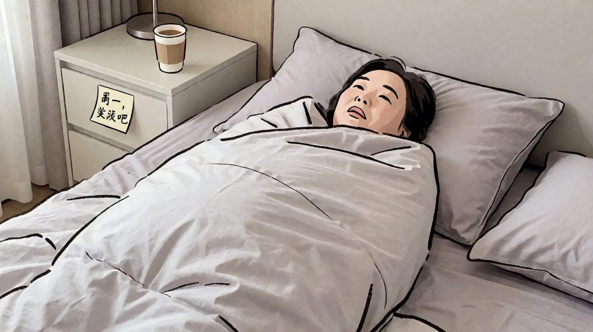 每周一的起床难度，相当于挑战珠穆朗玛峰