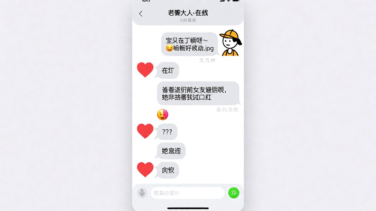 「在忙」的隐藏含义：以为是忙着想你，结果是忙着跟谁逛街，裂缝脸直接出现。