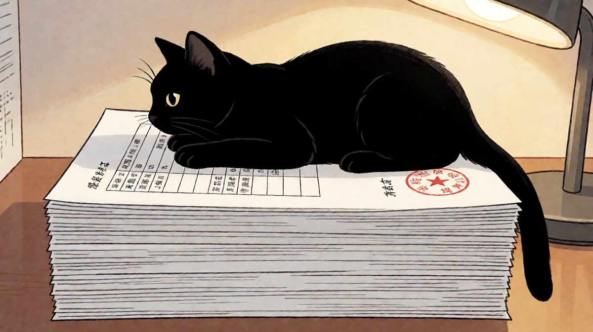 老板：这个方案谁批准的？猫：呼噜噜……（已阅）