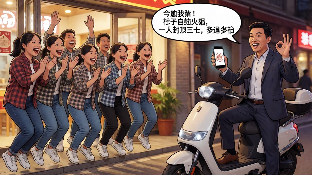 全公司沸腾了一整晚，直到老板补了那句'封顶三十'