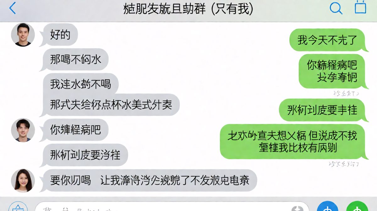 女生说「不吃了」其实是在撒娇要火锅，男生愣是解读成了养生需求，点了杯冰美式。
