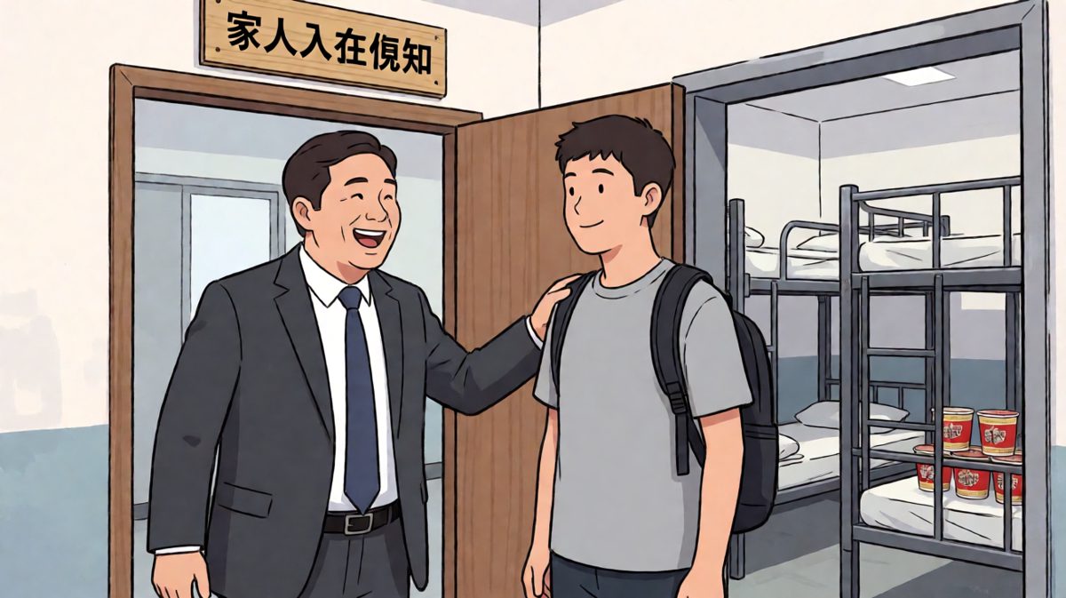 老板说'公司把你当家人'，员工问'那家人能双休吗'，老板答'家人住公司，不休息'——宿舍在地下室。