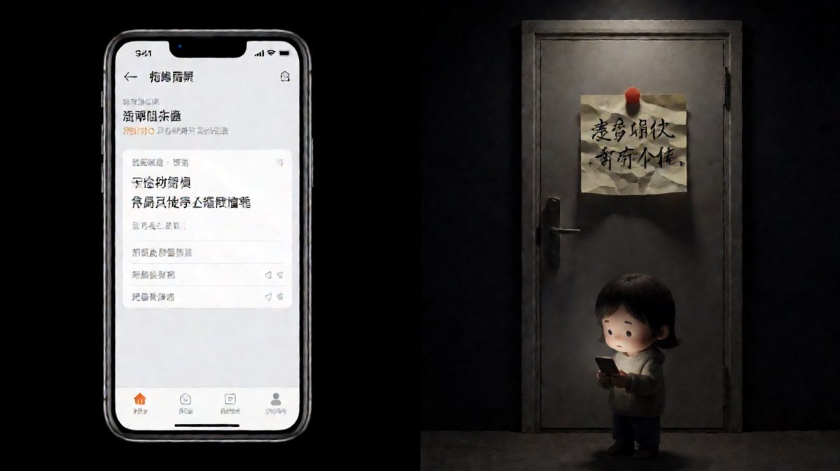 外卖到了，门打不开，手机被骑手留在我家了。